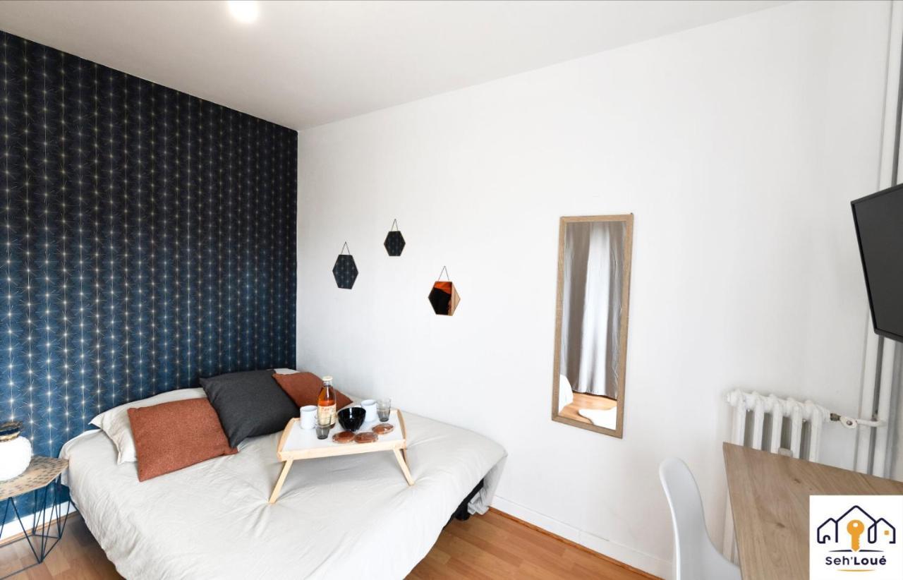 Chambre avec espaces communs à partager Saint-Brieuc Esterno foto