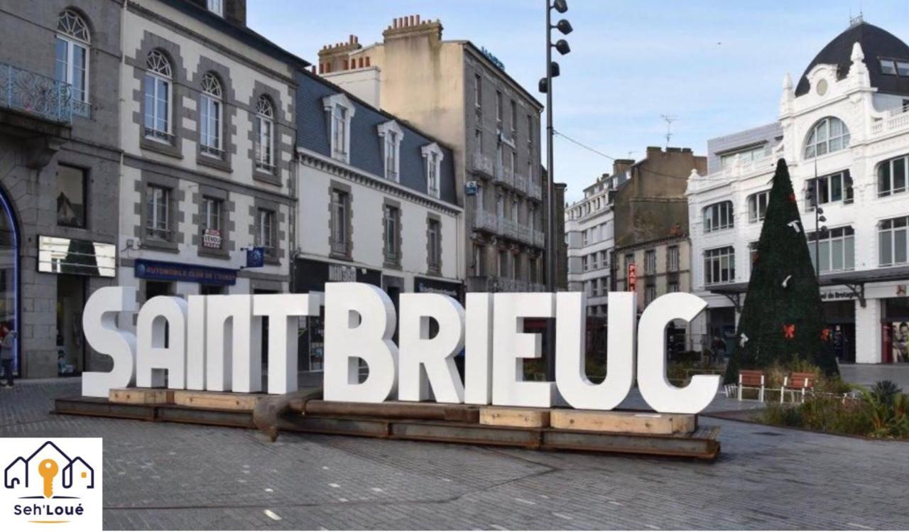 Chambre avec espaces communs à partager Saint-Brieuc Esterno foto